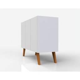 Buffet Retrô 3 Portas Manu Ypê Off White - 5