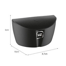Saleiro de Cozinha com Tampa 500 Ml Pote Sal Preto Uz - 5