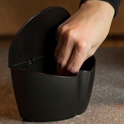 Saleiro de Cozinha com Tampa 500 Ml Pote Sal Preto Uz - 6