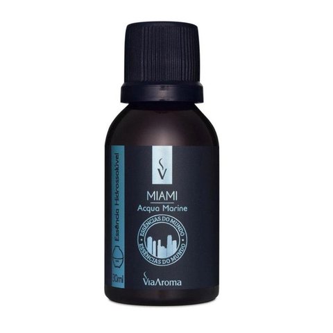 Essencia Hidrossoluvel Via Aroma 30ml Mundo Miami