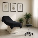 Ver imagem 5 de Kit 6 Cadeiras de Escritório sem Encosto Mocho - Preto