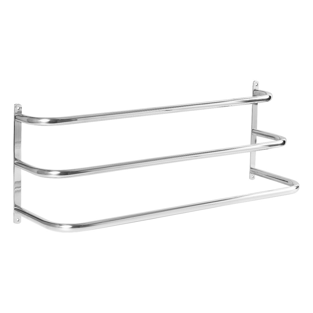 Porta Toalhas Toalheiro Triplo Para Porta Ou Parede 60cm - 2