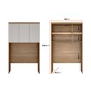 Ver imagem 2 de Módulo Aéreo Casal 1450 MDF Safira com 3 Portas Una Mobíla
