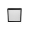 PLAFON LED 18W LUX QUADRADO SOBREPOR PRETO 4000K:Preto/Unico - 3