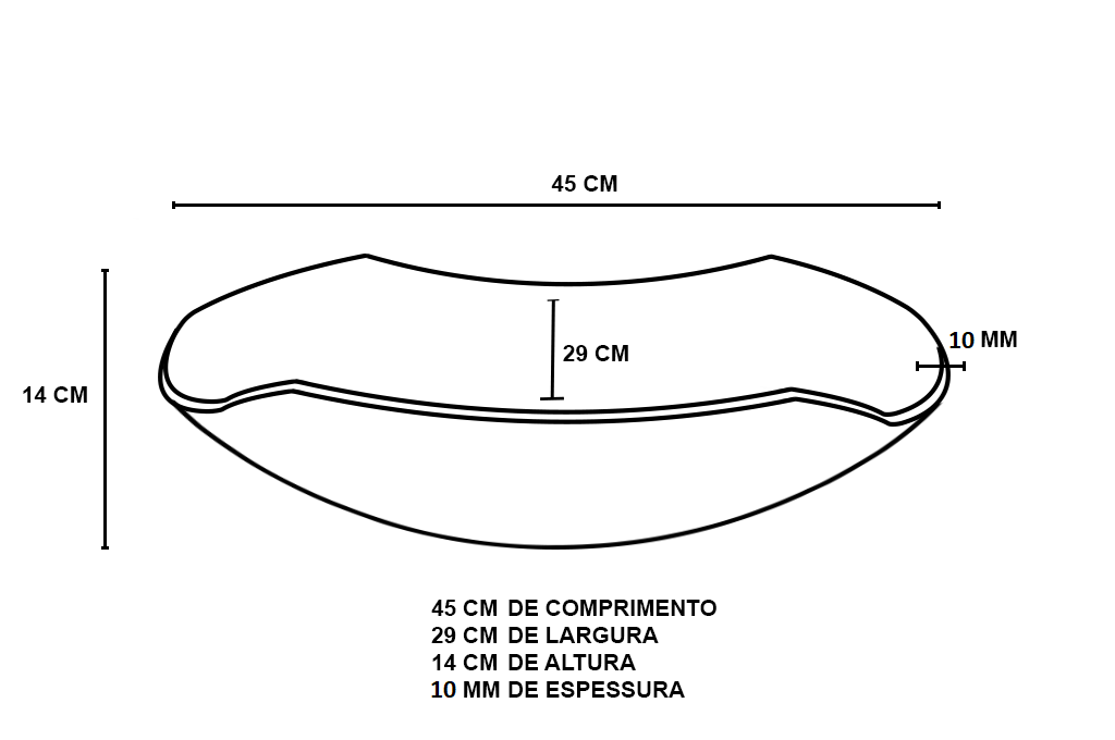 CUBA DE VIDRO RETANGULAR ABAULADA 45CM BRANCA - 2