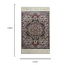 Ver imagem 2 de Tapete Persa Iraniano Cinza - 0,50x0,85cm Prime Home Decor 37482