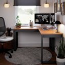 Ver imagem 4 de Escrivaninha em L de Canto para Escritório Home Office Estilo Industrial Berlim