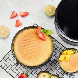 Forma De Bolo Redonda Antiaderente Fundo Removível Ø 24 CM - 8