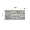 Ver imagem 4 de Revestimento de Parede 3d Pedra Leve Decorativa Palito 120cm X 60cm X 2,5cm Formaco Decor