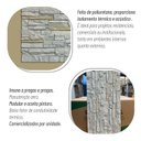 Ver imagem 5 de Revestimento de Parede 3D Pedra Leve Decorativa Palito 120cm x 60cm x 2,5cm Formaco Decor Bege