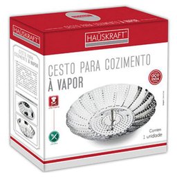 Cesto Cozimento a Vapor De Legumes e Verduras De Inox - 4