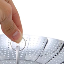 Cesto Cozimento a Vapor De Legumes e Verduras De Inox - 10