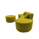 Ver imagem 7 de Sofá Modular Orgânico Monterrey 260cm + Puff Suede Amarelo