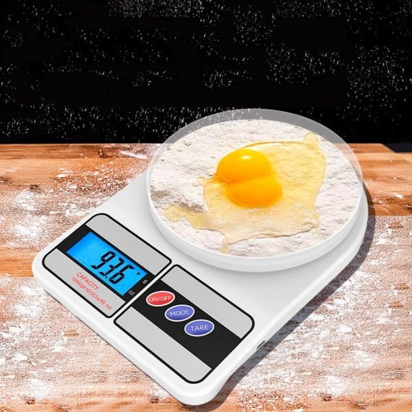 Balança Digital De Precisão Cozinha 10 KG Nutrição e Dieta - 10