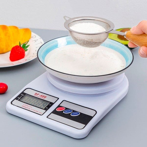Balança Digital De Precisão Cozinha 10 KG Nutrição e Dieta - 4