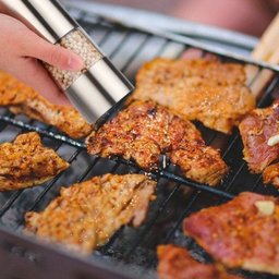 Moedor De Sal Grosso Pimenta Do Reino e Temperos De Inox Elétrico - 7 Moedor De Sal Grosso Pimenta Do Reino e Temperos De Inox Elétrico - 7