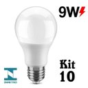 Ver imagem 6 de Kit 10 Lâmpada Led 9w Bulbo E27 Bivolt 6500K Branco Frio