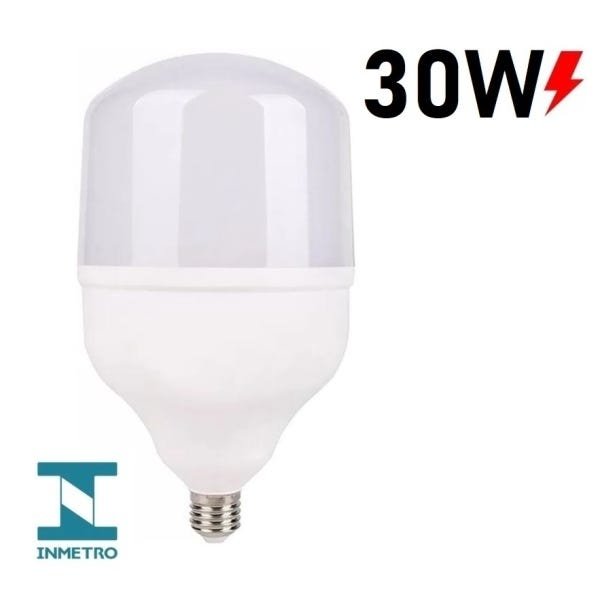 Lâmpada Led Bulbo 30w E27 Bivolt 6500K Branco Frio - 6