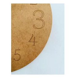 Relógio Mdf Gravado Sala Quarto Escritório 30cm - 2