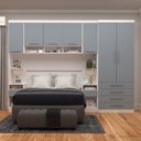 Ver imagem 1 de Guarda-roupa Modulado Casal 313cm 7 Portas 6 Gavetas Alpes Luciane