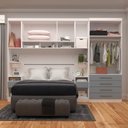 Ver imagem 2 de Guarda-roupa Modulado Casal 313cm 7 Portas 6 Gavetas Alpes Luciane