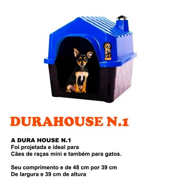 Casa Casinha Para Cachorro/cães Pequenas Desmontável Nº1:Azul - 7