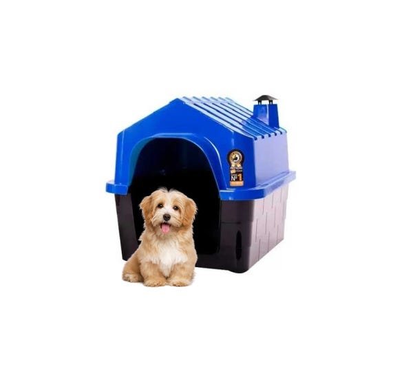 Casa Casinha Para Cachorro/cães Pequenas Desmontável Nº1:Azul - 5