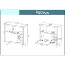 Ver imagem 4 de Adega Armário 1 Porta 6 Nichos AD5002 Espresso Móveis