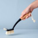 Ver imagem 2 de Escova para Limpeza Duo com Cabo de Bambu - Preta