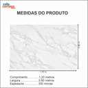 Ver imagem 3 de Adesivo Piso Box Mármore Calacata Antiderrapante Colacomigo 1,20 X 0,80 Metros