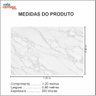 Adesivo Piso Box Mármore Calacata Antiderrapante Colacomigo 1,20 X 0,80 Metros - 3
