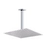 Ducha De Teto Inox Quadrada 30x30cm Braço 30cm e Acabamento - 1