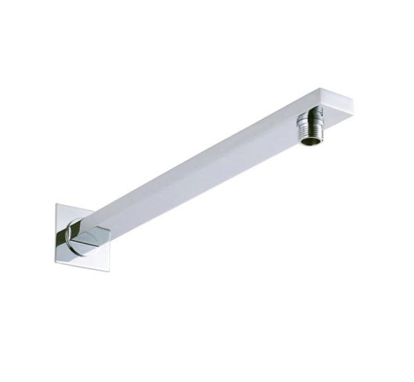 Ducha Inox Quadrada Slim 30x 30cm Braço 38cm e Acabamento - 3