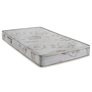 Colchão Berço Ortobom Baby Petit Perle D18 Branco 70x130x12