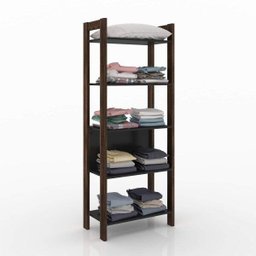 Estante para Livros 5 Prateleiras 165,5cmx65cm AZ - 3