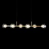 Pendente Orbit 6 Esferas Dourado 109x26,5x16cm - 5