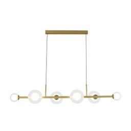 Pendente Orbit 6 Esferas Dourado 109x26,5x16cm - 1