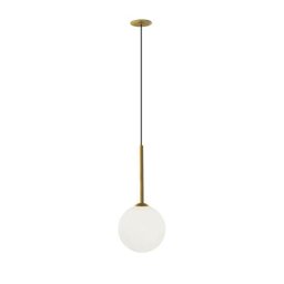 Pendente Orbit 1 Esfera Dourado D10x23,5cm - 1