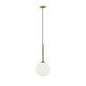 Pendente Orbit 1 Esfera Dourado D10x23,5cm - 1