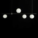 Ver imagem 5 de Pendente Orbit 4 Esferas 20W Preto 90x12x28cm