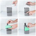 Ver imagem 5 de Conjunto Escorredor de Louças Pratos Talheres e Dispenser Detergente 650ml Chumbo