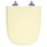 Assento Sanitário Laqueado Soft Close Ibiza Bone (bege) para vaso Incepa - 1