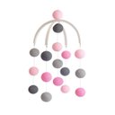 Ver imagem 1 de Móbile Infantil Cormilu de Bolinhas, Artesanal, Mdf, 30cm Largura, 50cm Altura, Bolinhas 6cm Diâmetr