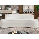 Ver imagem 2 de Sofá 3 Lugares Curvo Sala de Estar Living Cancún D02 Bouclê Cru 180cm A-445 - Lyam Decor