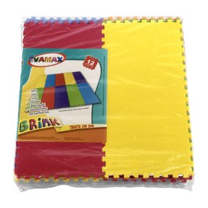 Tapete em EVA Brink 12 peças 30cm x 19cm - Evamax
