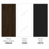Conjunto Sala de Jantar Chile de Vidro 4 Cadeiras - Móveis Arapongas Imbuia/preto - 6