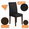 Conjunto Sala de Jantar Chile de Vidro 4 Cadeiras - Móveis Arapongas Imbuia/preto - 5