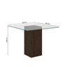Conjunto Sala de Jantar Chile de Vidro 4 Cadeiras - Móveis Arapongas Imbuia/preto - 3