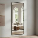 Ver imagem 7 de Espelho Retangular Corpo Inteiro c/ Moldura 150 x 60 Grande:Preto