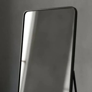 Espelho Retangular Corpo Inteiro C/ Moldura 170 X 70 Grande:preto